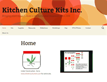 Tablet Screenshot of kitchenculturekits.com